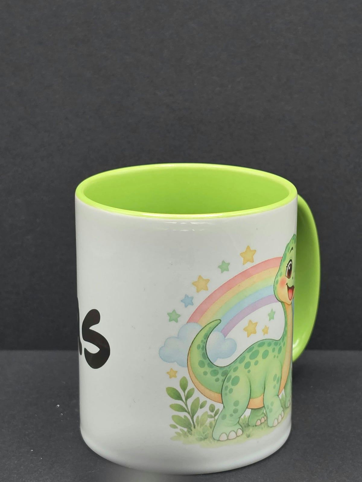 Personalisiertes Kinderhäferl mit Dinosaurier